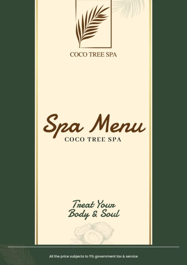 coco tree spa menu